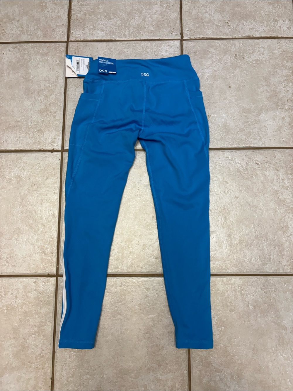 DSG Two-Piece Girls Athletic Set with White Trim - Picture 3 of 4